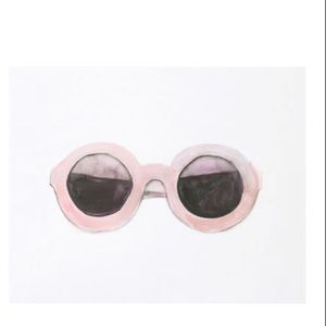 Pink Sunnies‎ Art Print by Thimblepress